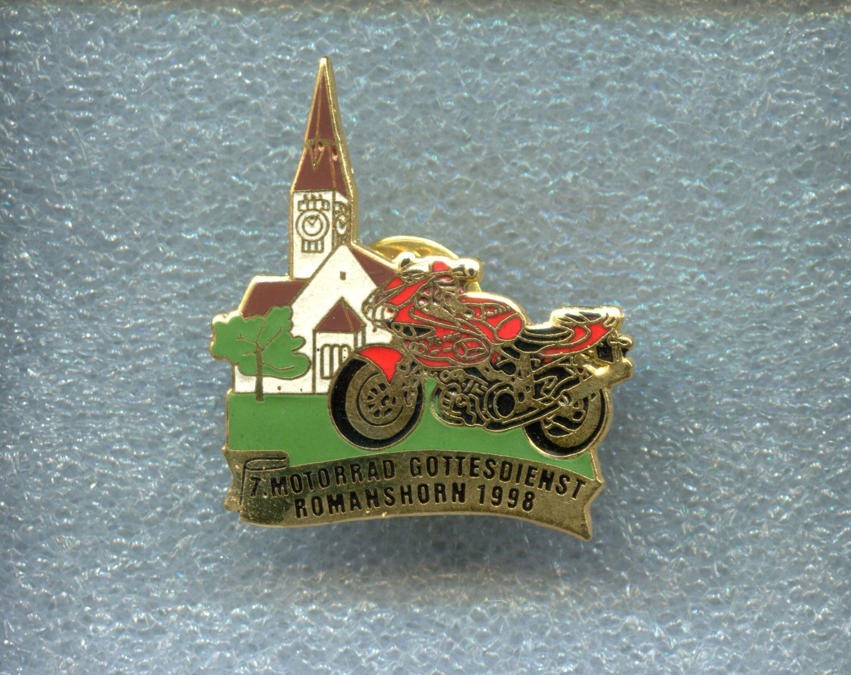Placchette & Badge: Motorrad Gottesdienst Romanshorn 1998 – Usato da Winterthur venduto da Sammleroase