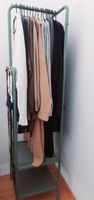 Garderobe Kleiderständer mit Ablagen, Industrial Style Mint