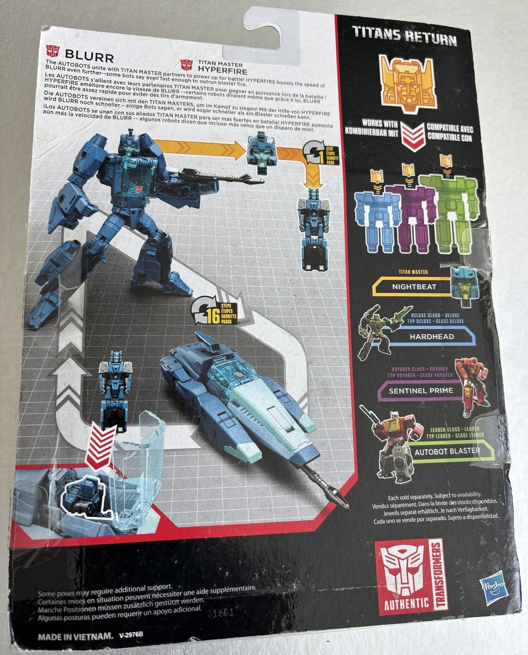 Hasbro Statuette: Transformers Titans Return Blurr (Deluxe Class) – Nuovo e nell'imballaggio originale da Founex venduto da spf_b7sg 1
