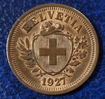 1 RAPPEN JAHR 1927 - SCHWEIZ / RAR