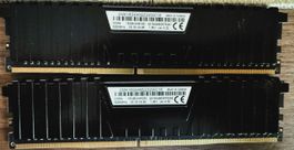 Corsair Vengeance LPX / 2 x 8GB, 3200 MHz, DDR4, CL16