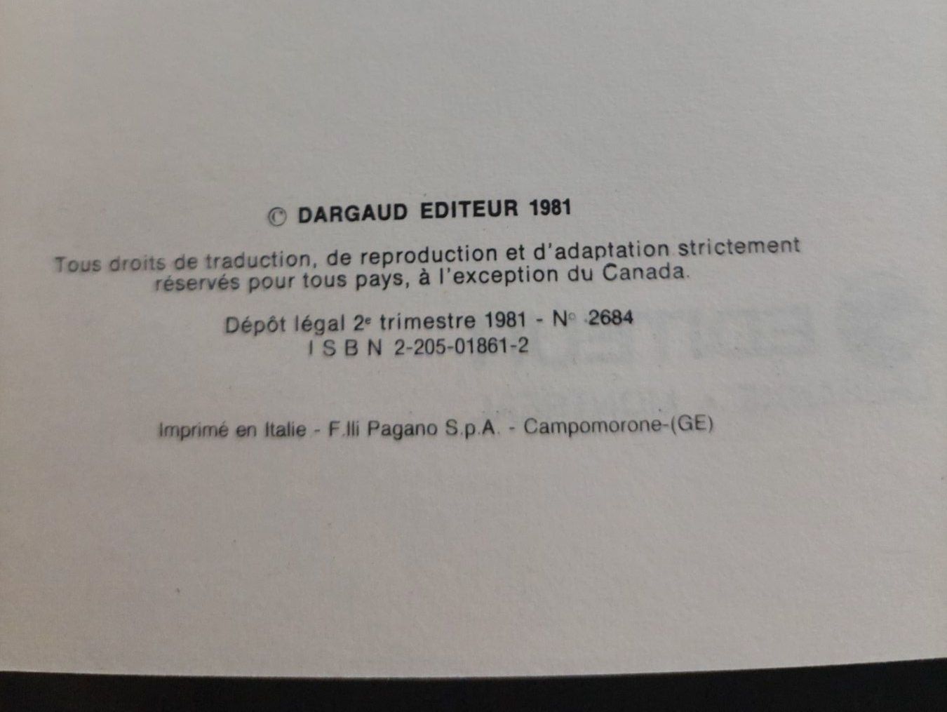 Fumetti: Ceppi / L'Ombre de Jaïpur EO 1981 Broché TBE – Usato da Genève venduto da Blu_BD 2