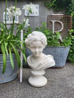 büste, sabby chic, vintage. garten, deko, kinderbüste