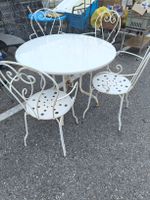 Gärten Tisch mit 4 Stühle
