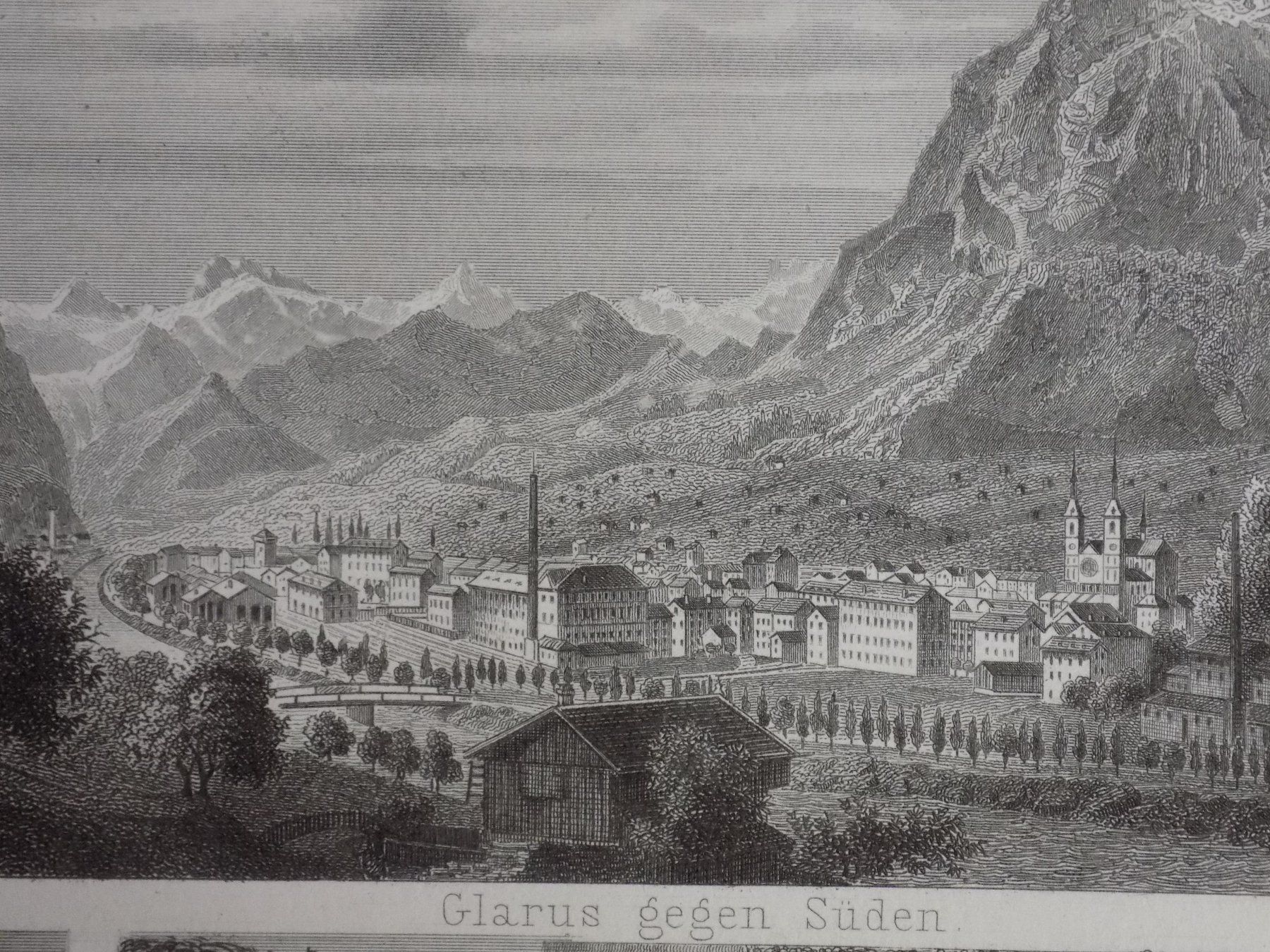Gravures: Glarus Souvenirblatt – D'occasion à Risch par Rischli15 3