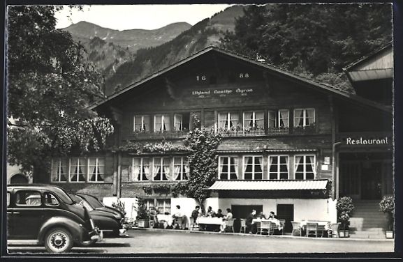 Cartoline postali: AK Brienz, Chalet Hotel Kreuz – Usato da Berlin venduto da bartko-reher