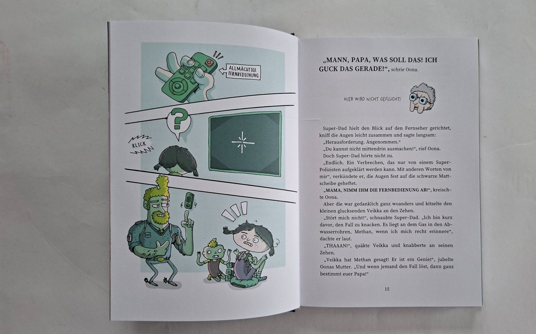 Bücher: Super-Dad und die explodierende Kacke, Jugendbuch Comic – Gebraucht aus Opfikon von Diversamente 3