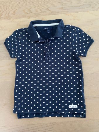 GAP Kids Poloshirt 4-5 Jahre – Marineblau mit Punkten