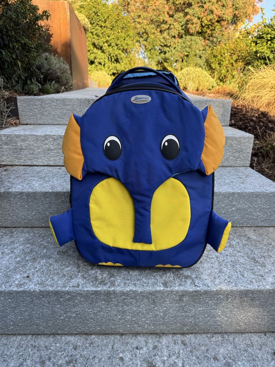 Samsonite Reisekoffer: Samsonite Sammies Kinderkoffer Elefant – Gebraucht aus Erlinsbach von Tamaratamara