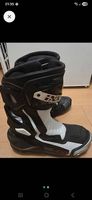 Bottes RS-1000 noires et blanches pour moto