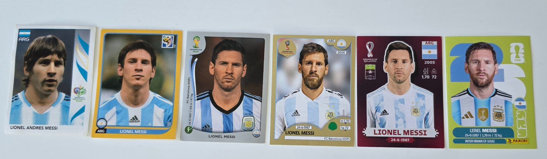 Panini Carte collezionabili: Lionel Messi sticker World Cup 2006 - 2026 Swiss Edition – Nuovo (secondo la descrizione) da S. Antonino venduto da simo10