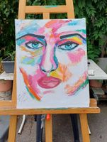 "Susannah" Portrait Frauenportrait Popart Fauvismus Sands