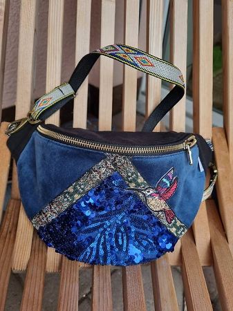 Tasche Patchwork handmade Bauchtasche NEU bag Damen