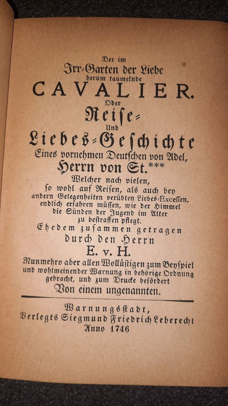 Bücher: IM IRRGARTEN  DER LIEBE  HERUMTAUMELNDE – Gebraucht aus zürich von gabab 4