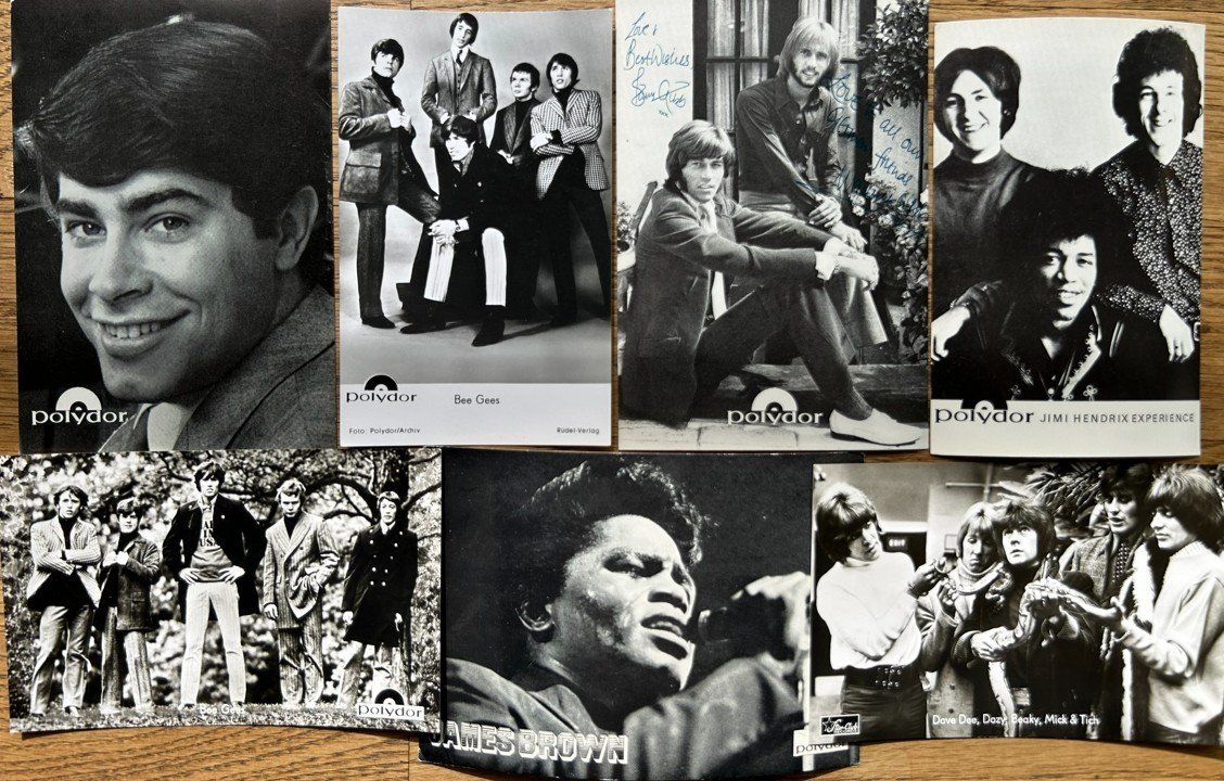 Karten: Autogrammkarte aus den 60er-Jahren:Bee Gees,sitzend,komplett – Gebraucht aus Pieterlen von Fabfour-5