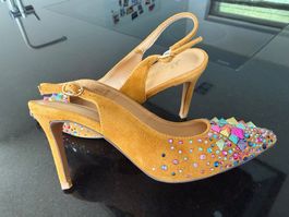Alma en Pena Slingpumps Wildleder 37