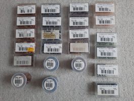 23 Behälter mit diverse Mineralien-Halbedelsteine ca. 3kg