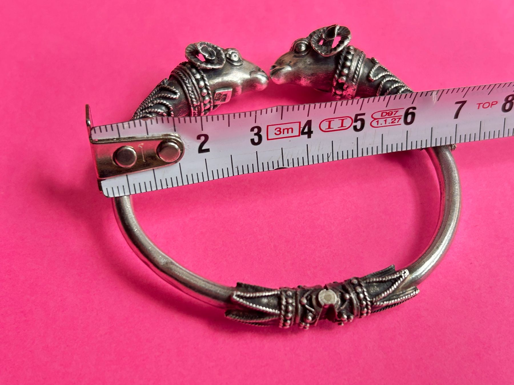 Sonstiger Schmuck: Armreif mit Widderköpfen, plus Widder-Ring (51) – Gebraucht aus Laufen von Bellebellezza 5
