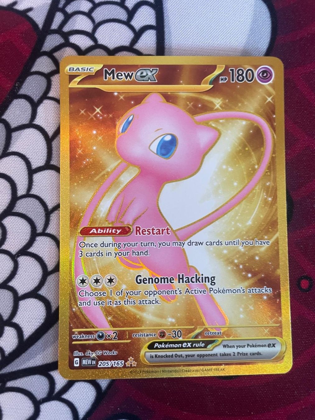 Pokémon Carte collezionabili: Mew ex gold aus 151 – Usato da Watt venduto da BettinaRe01