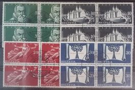 4328) 381-84, 100 Jahre Bundesstaat im 4-Block Sonderstempel