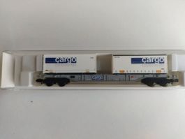 Containertragwagen "Cargo" der SBB von Fleischmann N