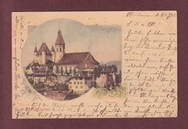 THUN - Kirche und Schloss - 1901 CPN // Eckbug //