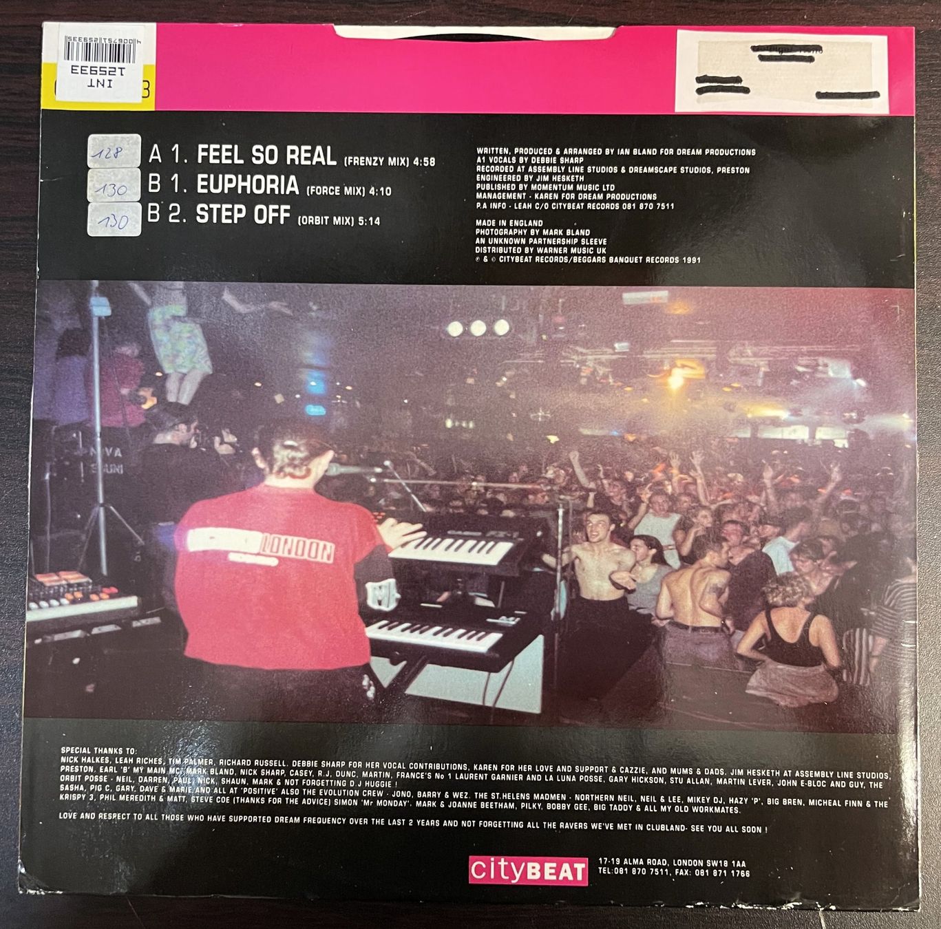 Dischi in vinile: Dream Frequency Featuring Debbie Sharp - Feel So Real Vinyl – Usato da Oftringen venduto da Vucki 1