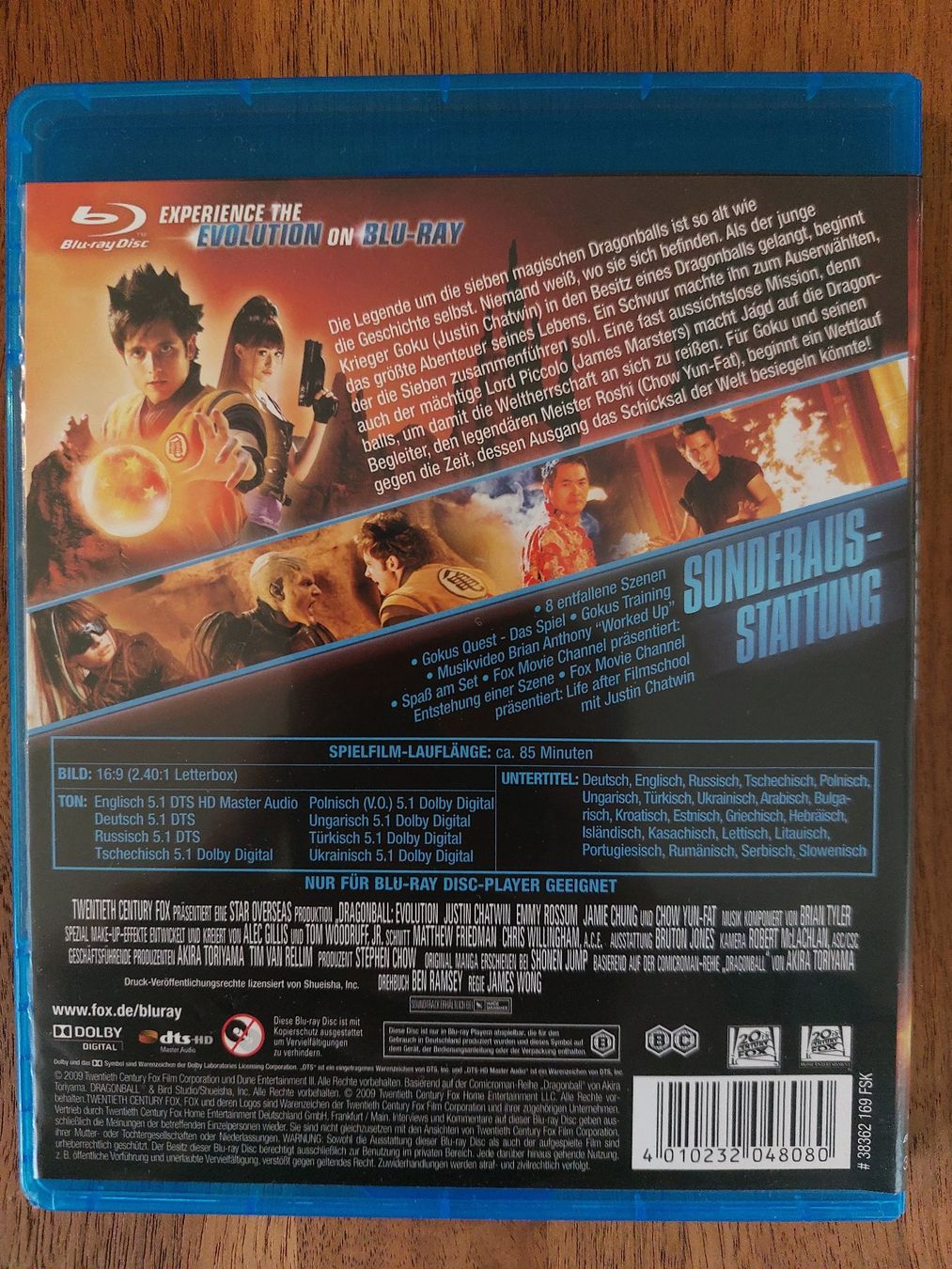 Alle DVDs: Blu Ray - Dragonball Evolution – Gebraucht aus Rheinfelden von Onyx74 1
