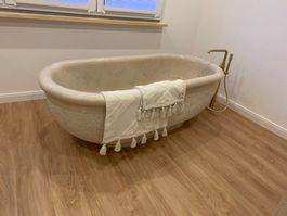 Badewanne Freistehende Marmor Stein Bad Wanne Steinwanne