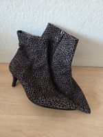 Kunstleder Stiefeletten Gr.39 Neuwertig Grau/Schwarz 