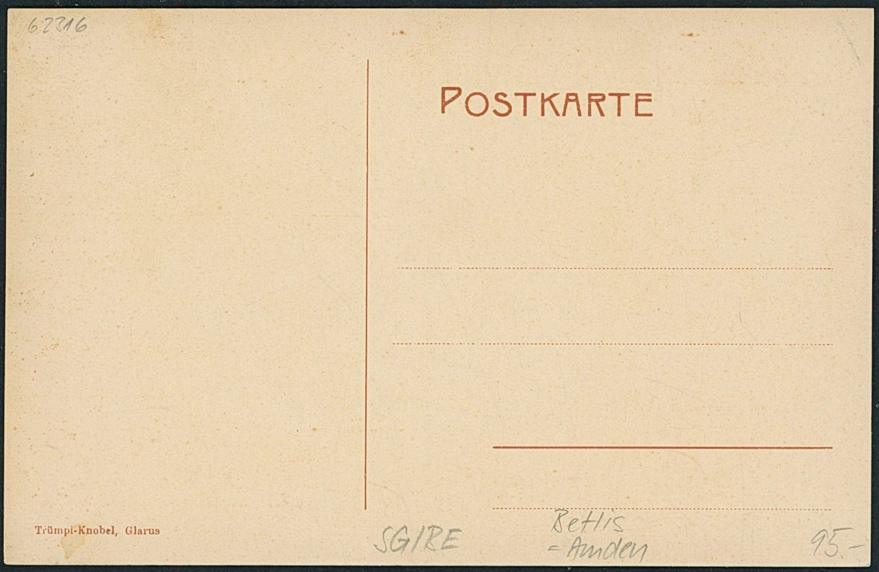 Cartoline postali: SG Betlis - Amden – Nuovo (secondo la descrizione) da Schindellegi venduto da masutka7 1