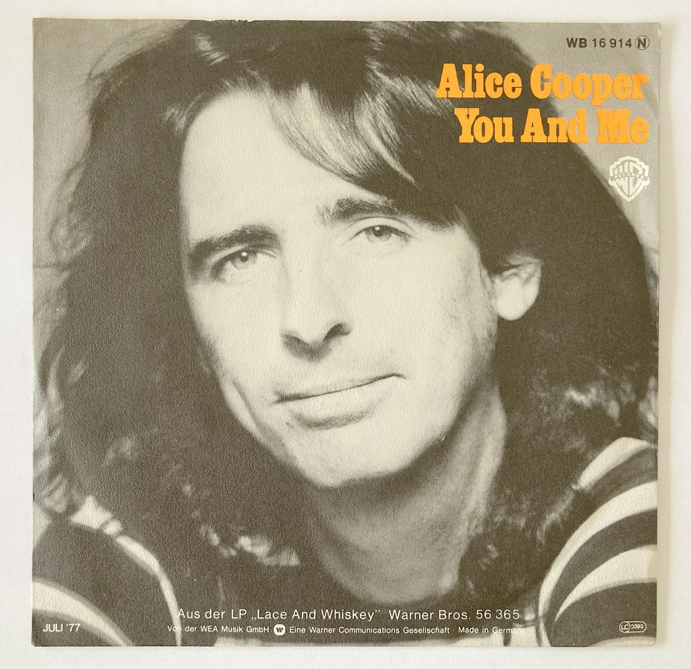 Dischi in vinile: ALICE COOPER - YOU AND ME – Usato da Bottens venduto da hotter-than-hell