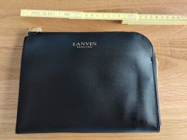 Lanvin Parfums Clutch, neu, ungebraucht, schwarz/braun