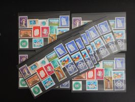 UNO Genf Lot mit ** Werten 12 Steckkarten III