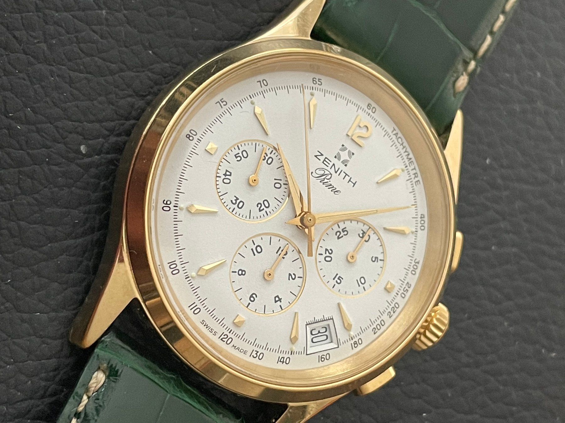 Zenith Orologi: Z E N I T H -  PRIME  Chronograph - Kal 420 – Usato da Rodersdorf venduto da luculus46 3