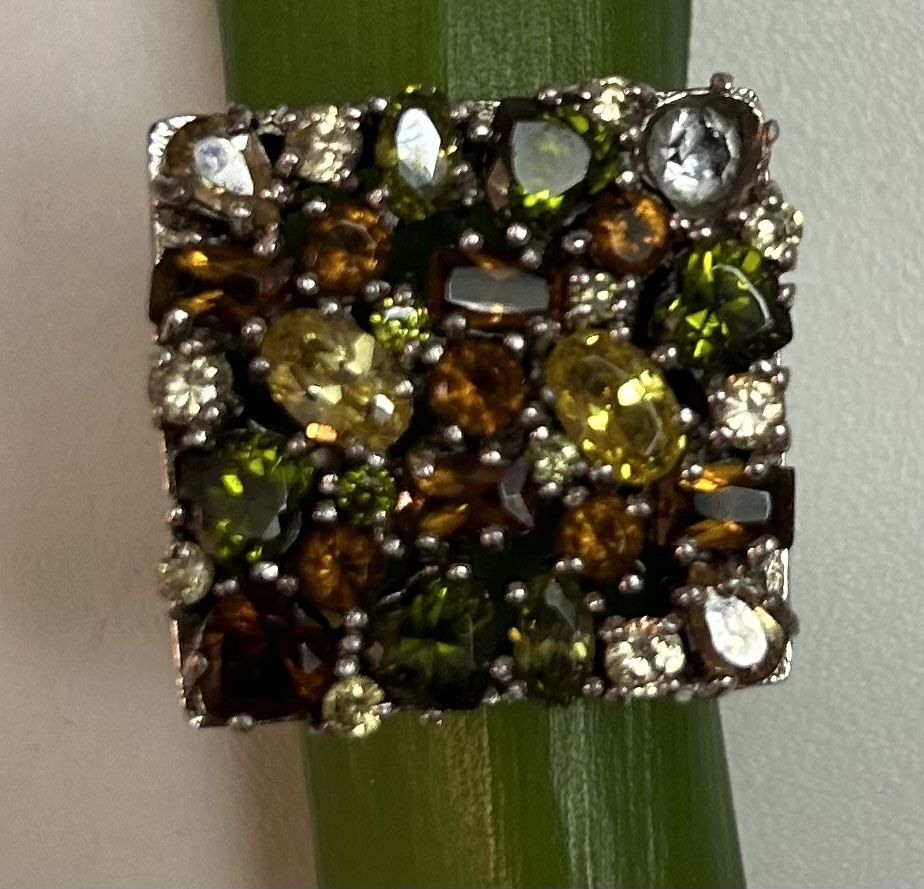Anelli: Ring mit Glassteinen – Usato da Kölliken venduto da smile062 1