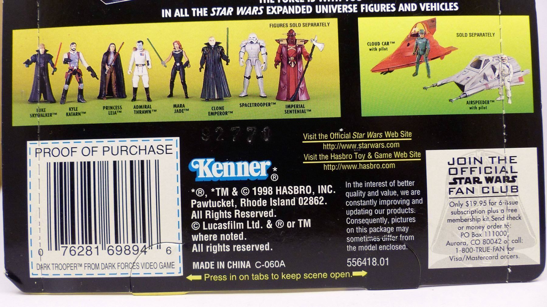 Statuette: STAR WARS DARK TROOPER EXPANDED UNIVERSE BY KENNER 1998 – Nuovo e nell'imballaggio originale da Lugano venduto da YouWantUS 5