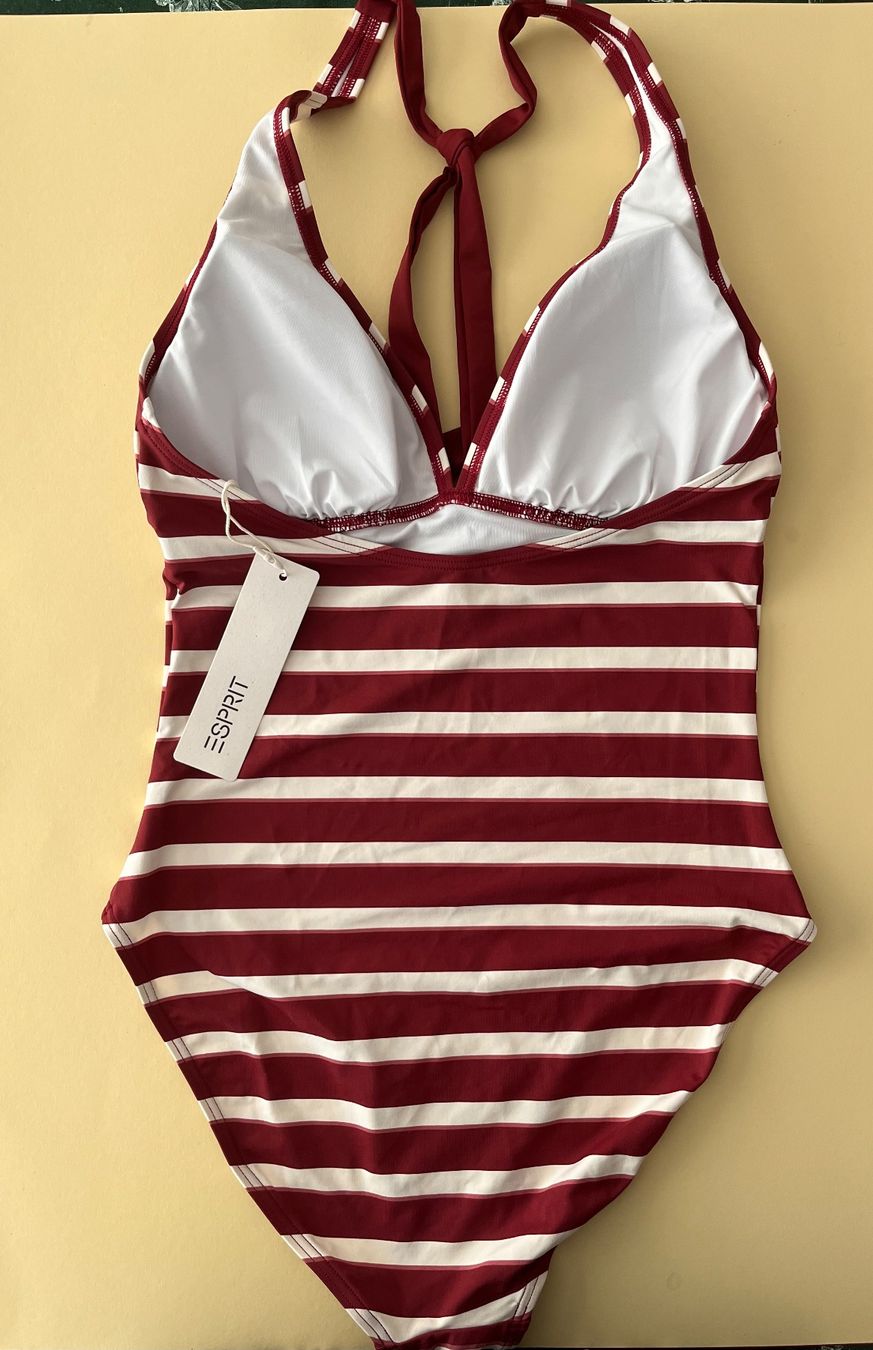 Esprit Costumi da bagno & Bikini: ESPRIT, Badekleid, Grösse 40, Farbe Rot/Weiss – Nuovo e nell'imballaggio originale da Rudolfstetten venduto da gst_g7xl 6