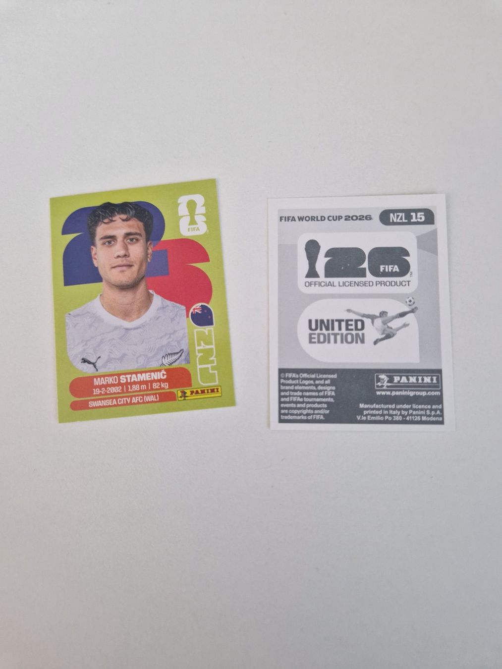 Panini Cartes à collectionner: Panini Sticker NZL15 – Neuf (Voir description) à Stüsslingen par white_angel86