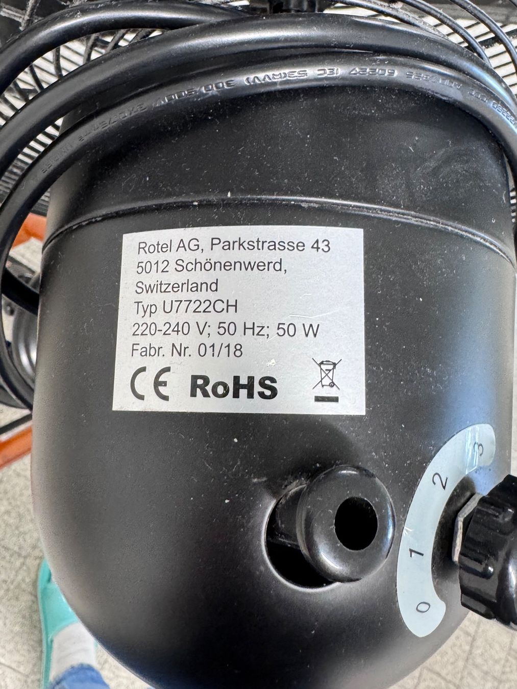Rotel Ventilatoren: Rotel Standventilator – Gebraucht aus Rüschlikon von eth_9zzk 5