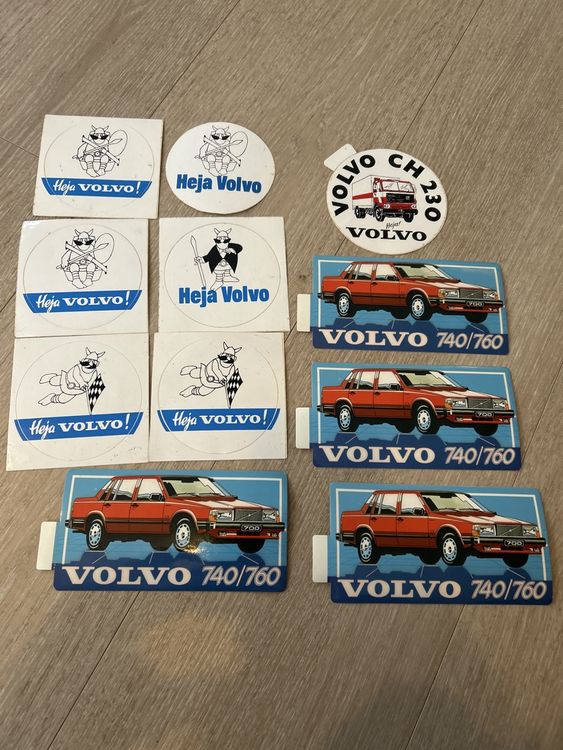 11 Stickers automobile Volvo vintage (Gebraucht) in Delémont für CHF 6 ...