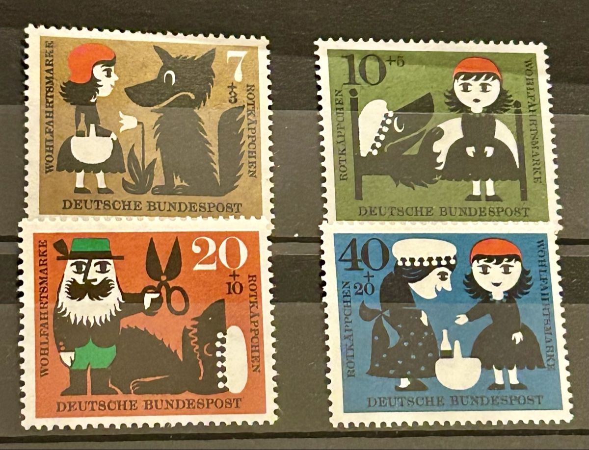 Tutti i francobolli: Timbres RFA - Le petit chaperon rouge - Collection – Nuovo (secondo la descrizione) da Petit-Lancy venduto da Pierre_le_voyageur