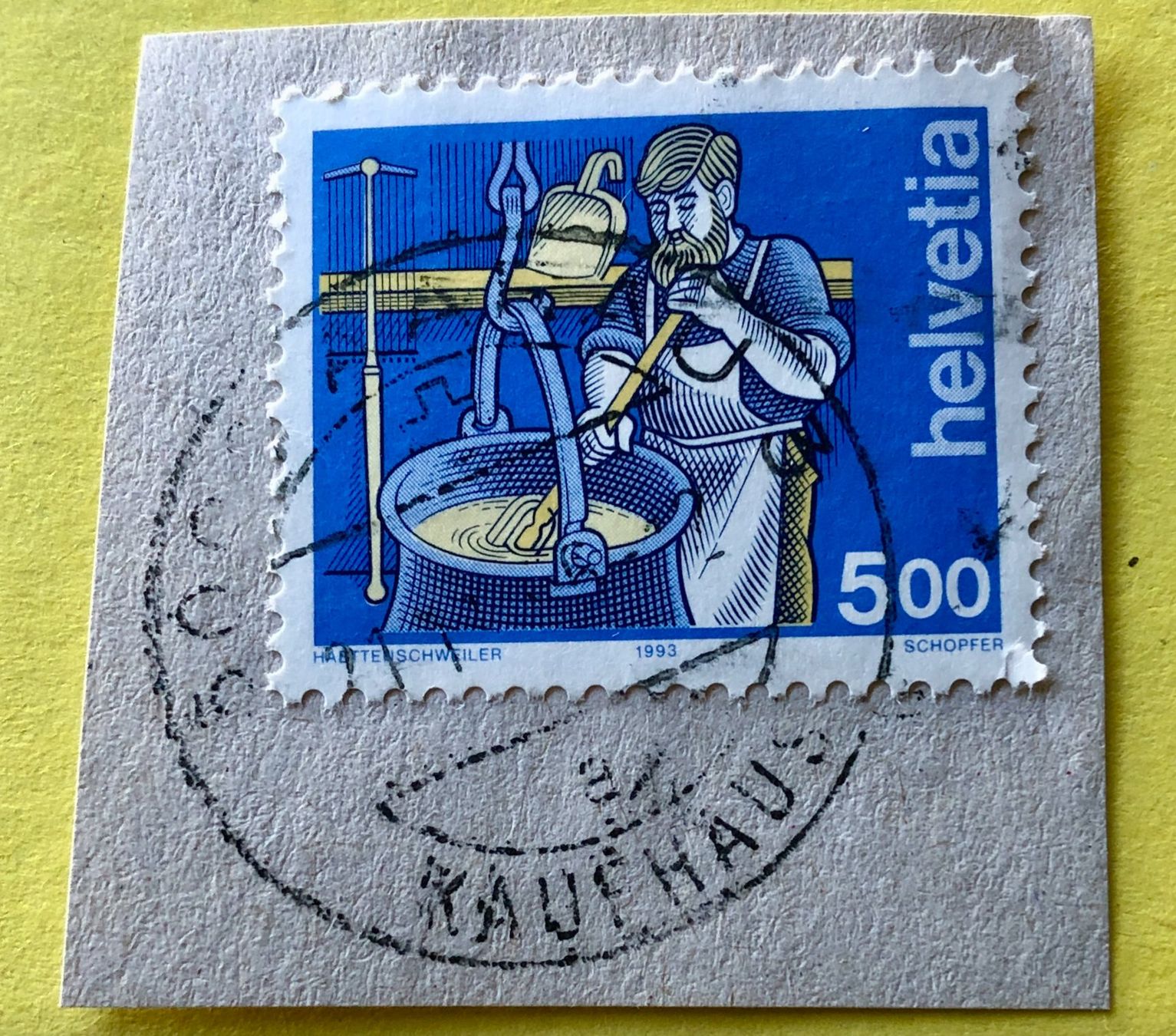 Tutti i francobolli: Nr.854 mit Stempelt Käser Aarau    – Usato da Aarau venduto da Billa007