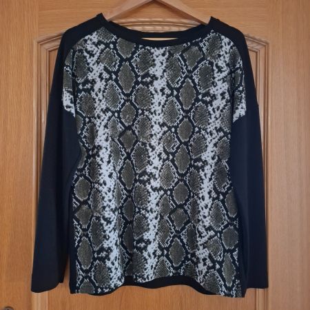 Damen Langarm-Shirt, bunt, Gr. L