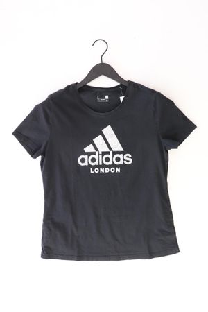Adidas Printshirt Gr. L Kurzarm schwarz