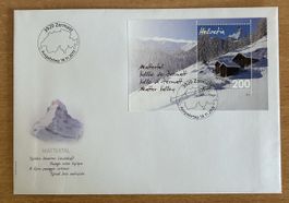 Zermatt Mattertal Ersttagsbrief 14.11.2013 - Top Zustand!