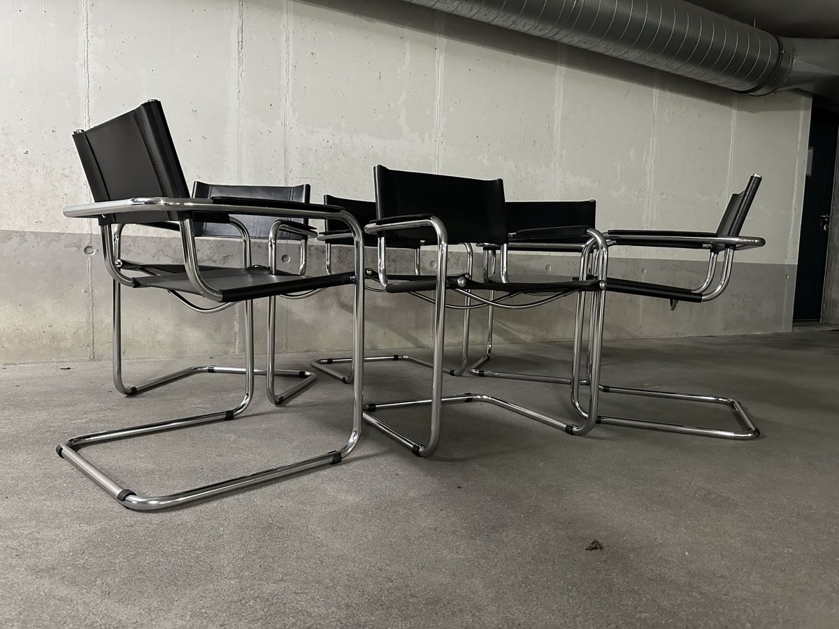 Stühle: 6xFreischwingerstühle Leder  – Gebraucht aus Niederurnen von KEVIN078 6