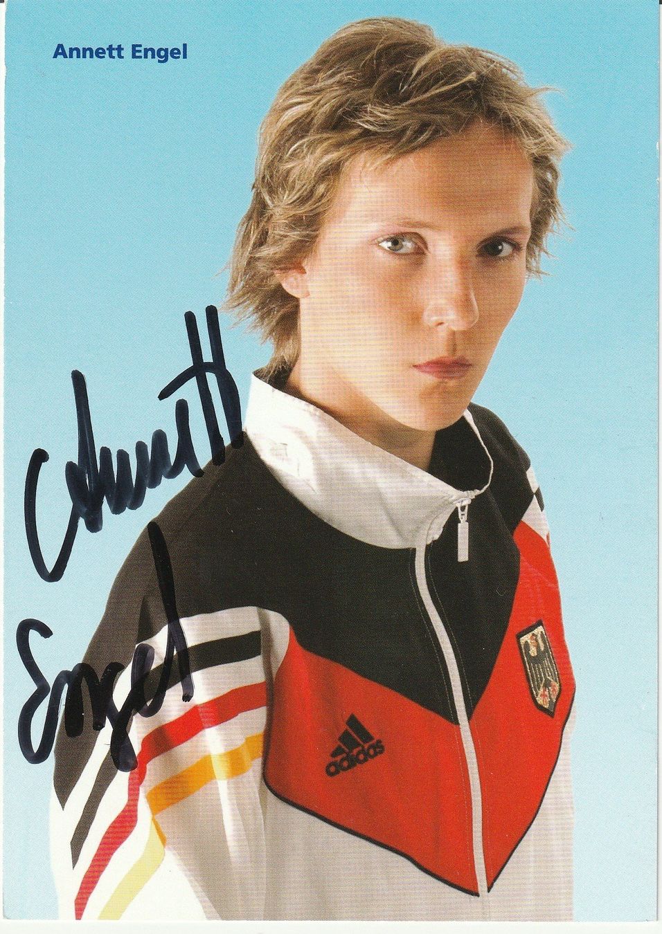 Autografi: Annett Engel / Originalautogramm, AK – Usato da Schwyz venduto da racingautographs