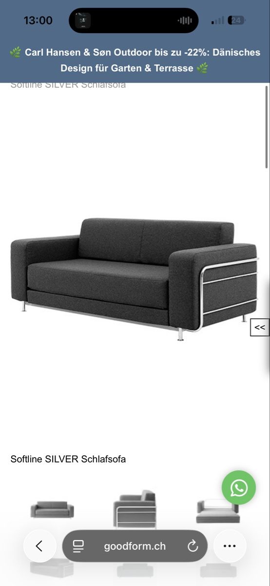 Sofas: SOFTLINE Modular Sofa grau  – D'occasion à Muri b. Bern par cocoelane 1