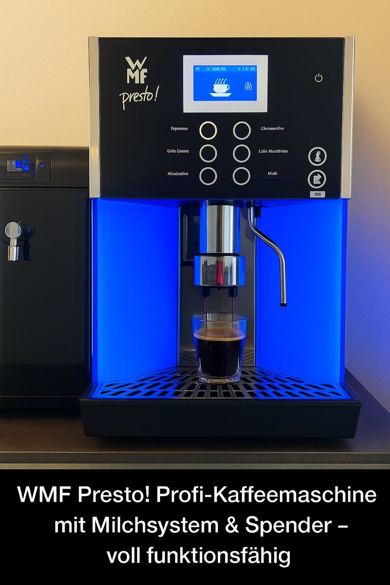 WMF Macchine per caffè & Macchine per espresso: WMF Presto! Profi-Kaffeemaschine mit Milchsystem – Usato da Spiez venduto da bauwohnen24.ch